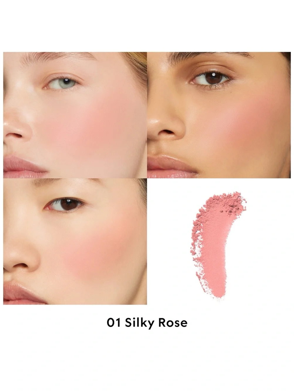 GUCCI Luminous Matte Powder Blush in shade 01 - Silky Rose